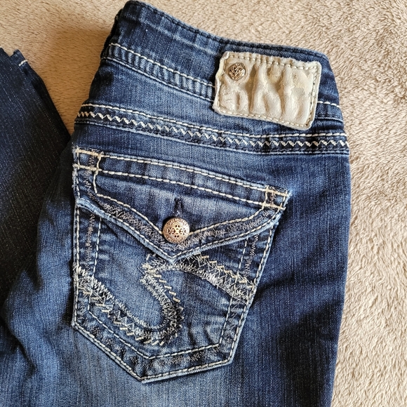 Silver Suki Flap Capri size 29 - Picture 2 of 10